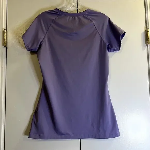 Nike Pro purple sport t-shirt size M - Picture 5 of 5